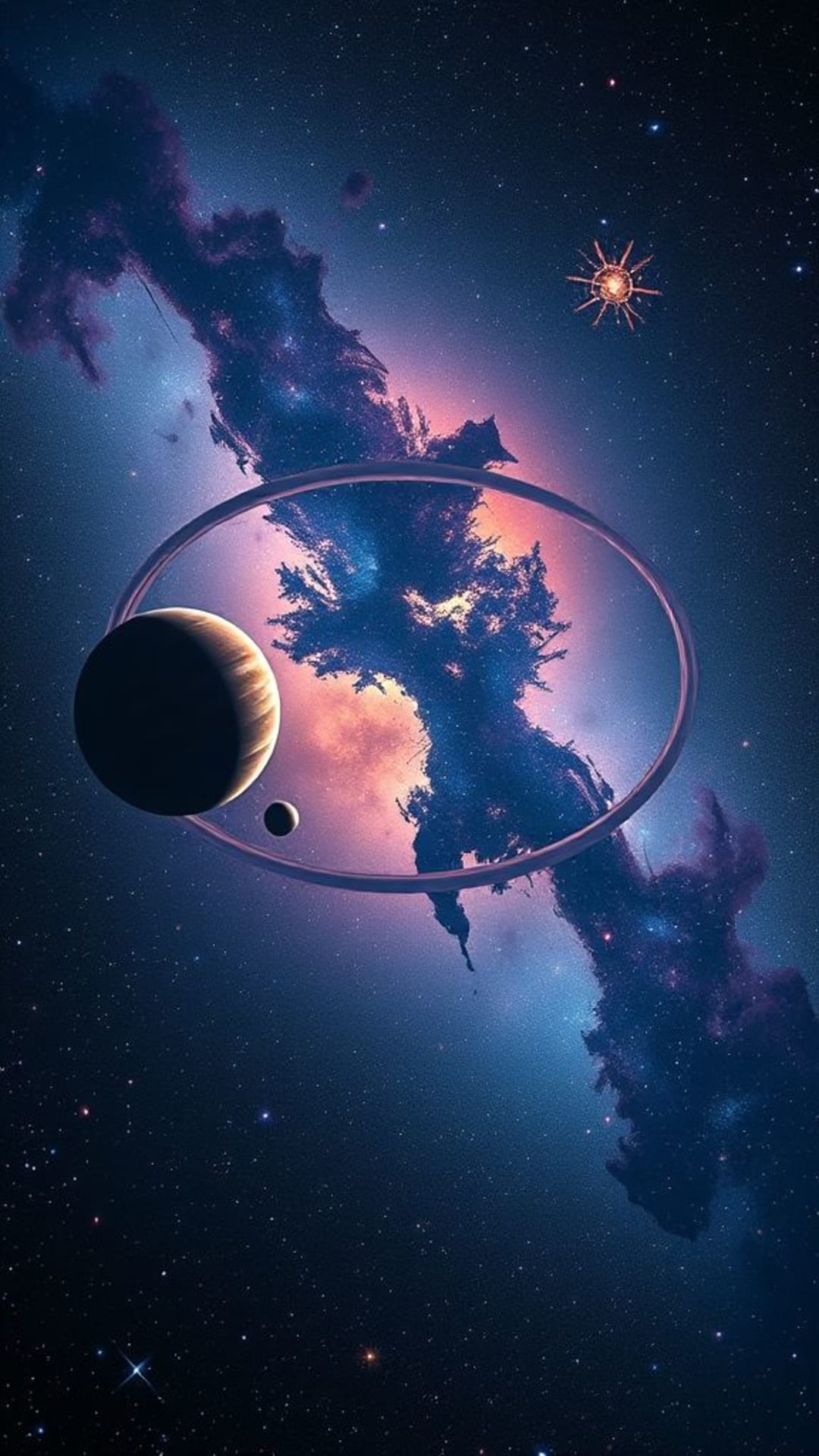 esplorazione spaziale pianeti stelle nebulose galassia spazio profondo spazio cosmico sfondo affascinante universo celestiale