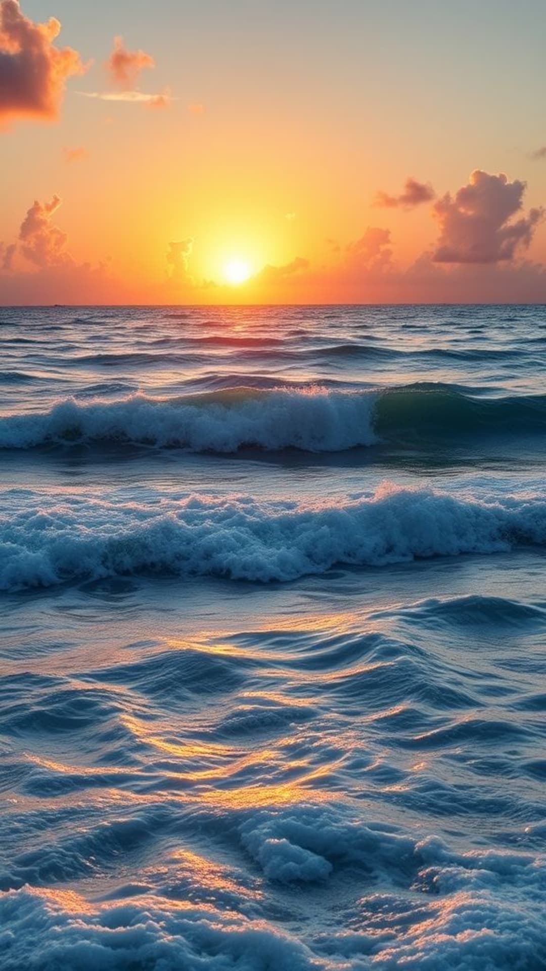 onde dell'oceano vita acquatica spiaggia tramonto paradiso tropicale rilassante
