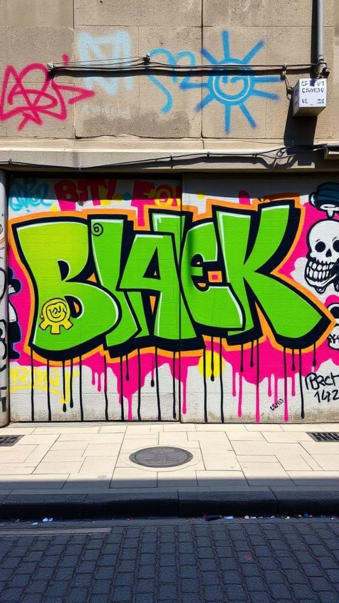 arte di strada, graffiti, spray audaci, murali vivaci, artistico, ribelle