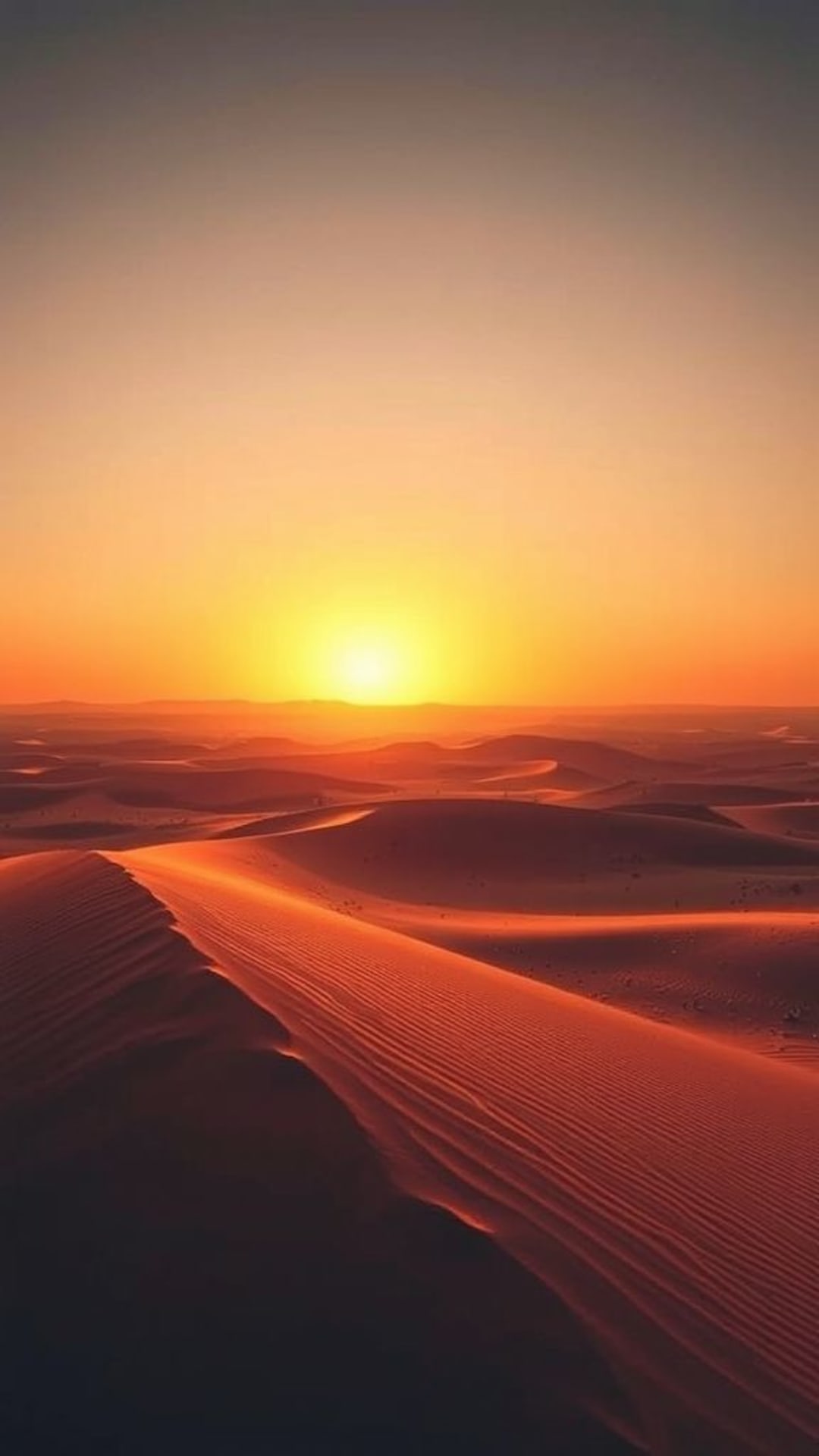 paesaggi desertici ampie dune di sabbia tramonto tonalità calde natura arida bellezza aspra