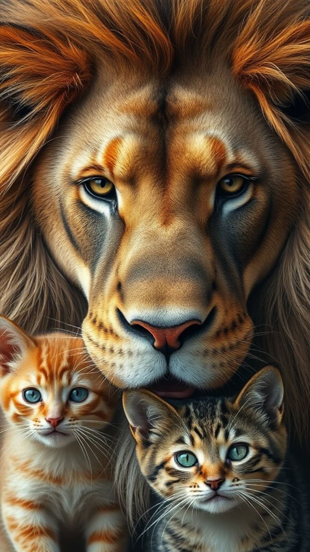 ritratti di animali primo piano maestosi leoni cuccioli giocosi gatti adorabili fotografia della fauna selvatica