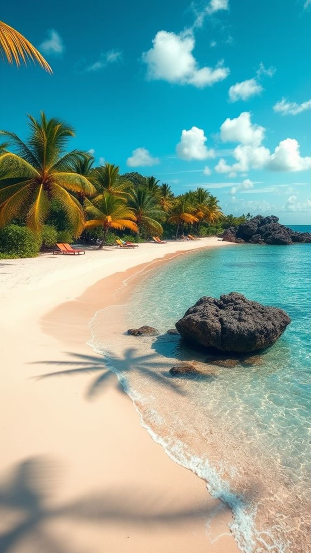 spiagge da sogno tropicali acque turchesi cristalline palme giorni di sole atmosfera rilassante