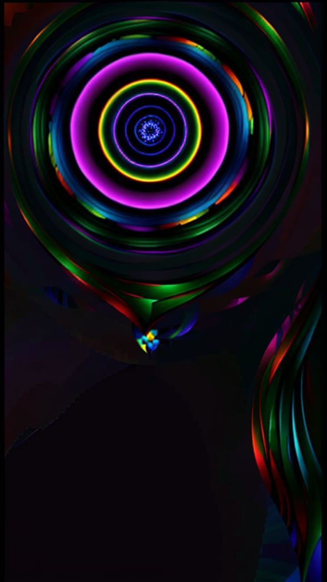 designs astratti fractali motivi intricati forme colorate simmetriche effetti visivi ipnotici
