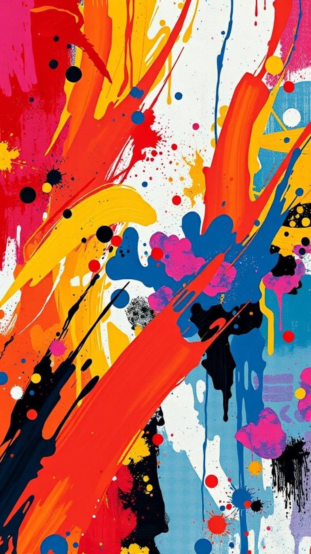 arte astratta schizzi di colore audaci pennellate testurizzate motivi moderni forme dinamiche contrasti vivaci design fluidi visuali sperimentali