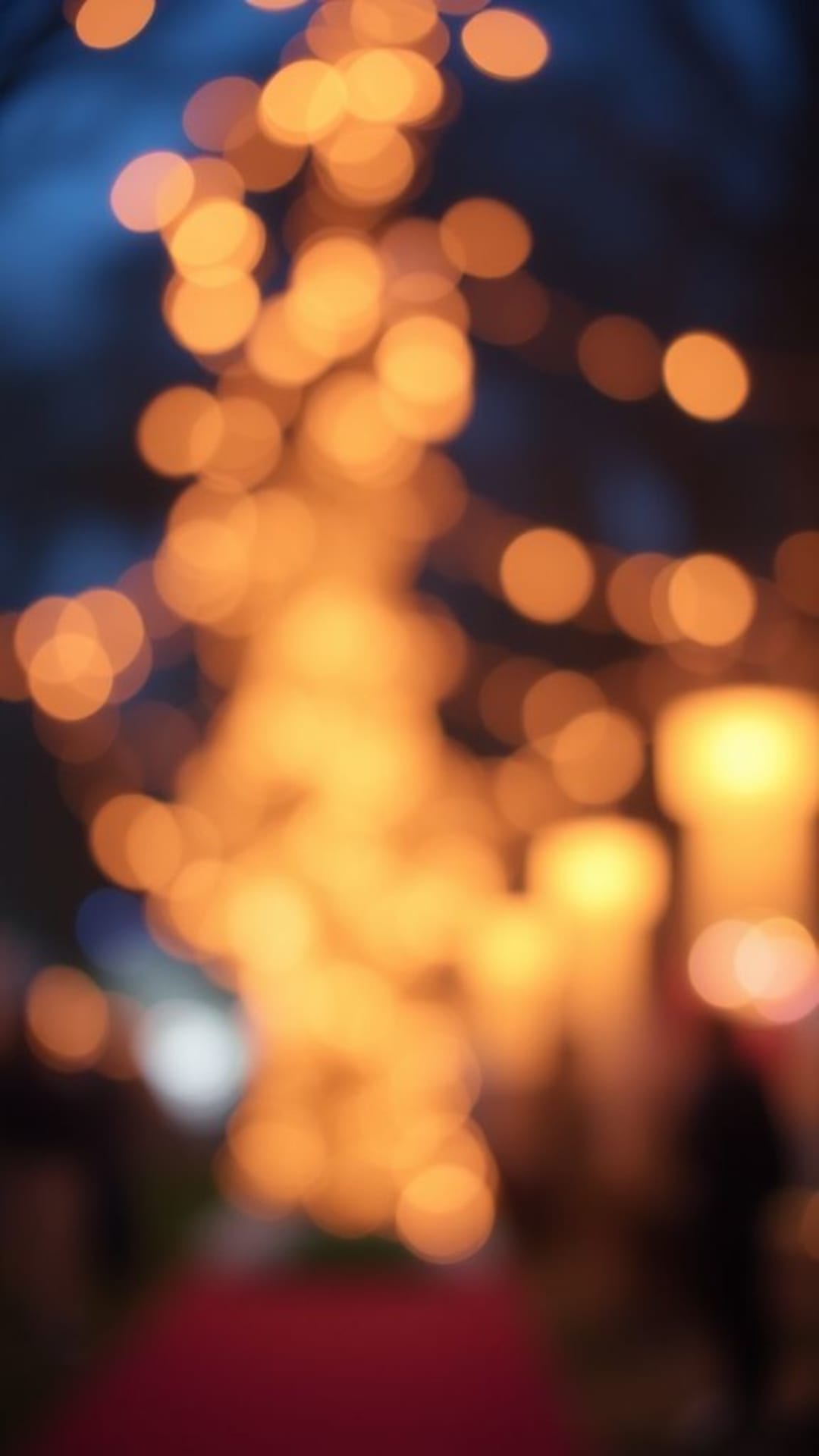 lucine bokeh sfocato sognante sfondo romantico o festivo atmosfera