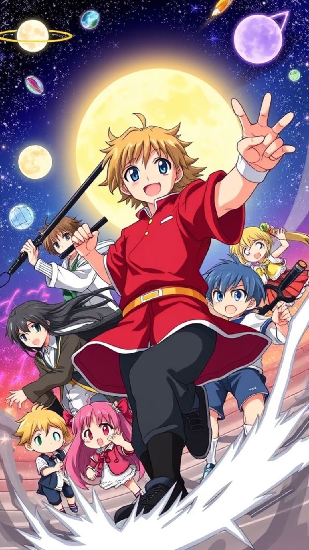 sfondi anime e manga personaggi iconici scene d'azione dinamiche sfondi colorati cultura pop giapponese fan art stile chibi carino