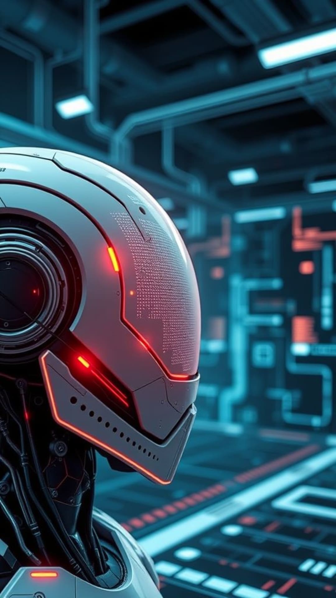 sfondi tecnologici e di fantascienza robotica avanzata gadget eleganti interfacce futuristiche griglie digitali temi cyborg concetti innovativi