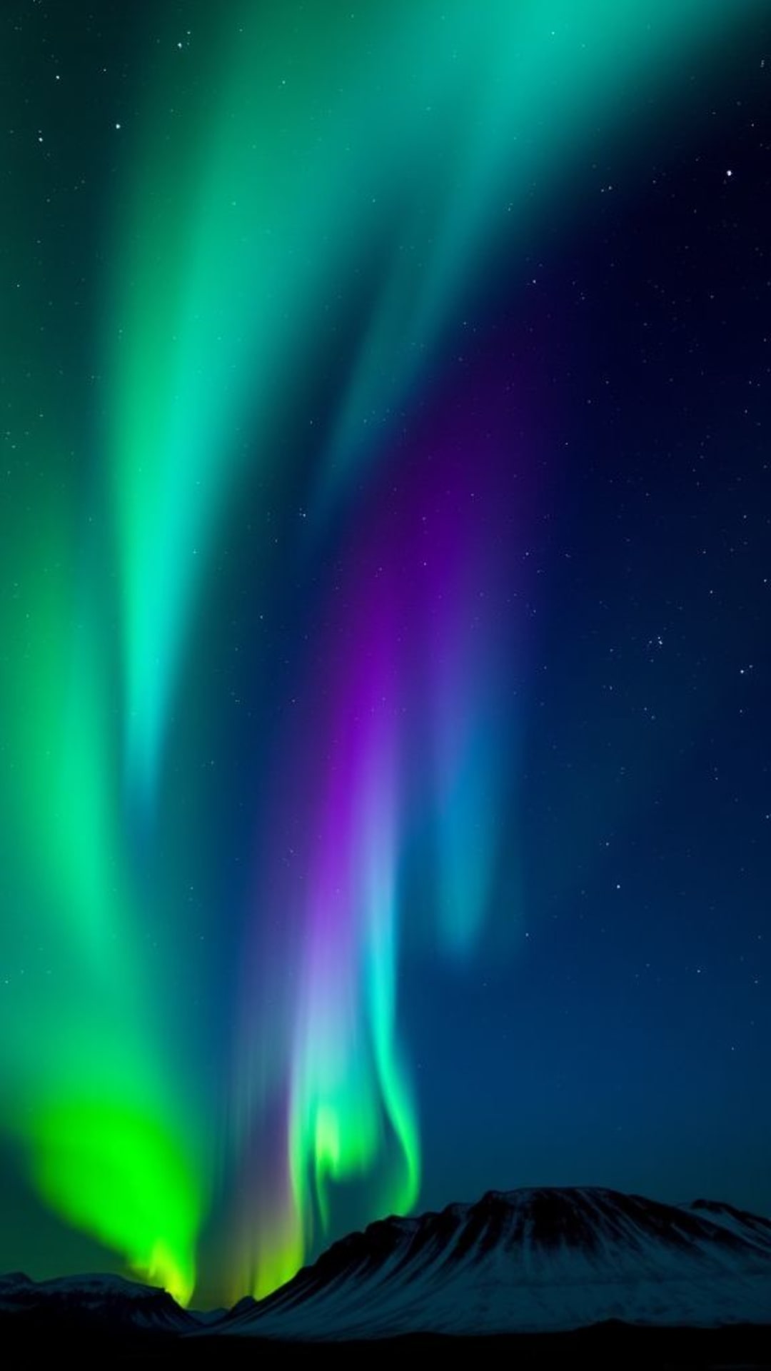 sfondi del cielo notturno e dell'aurora boreale ipnotici luci del nord notti stellate danze celesti verdi e viola vibranti