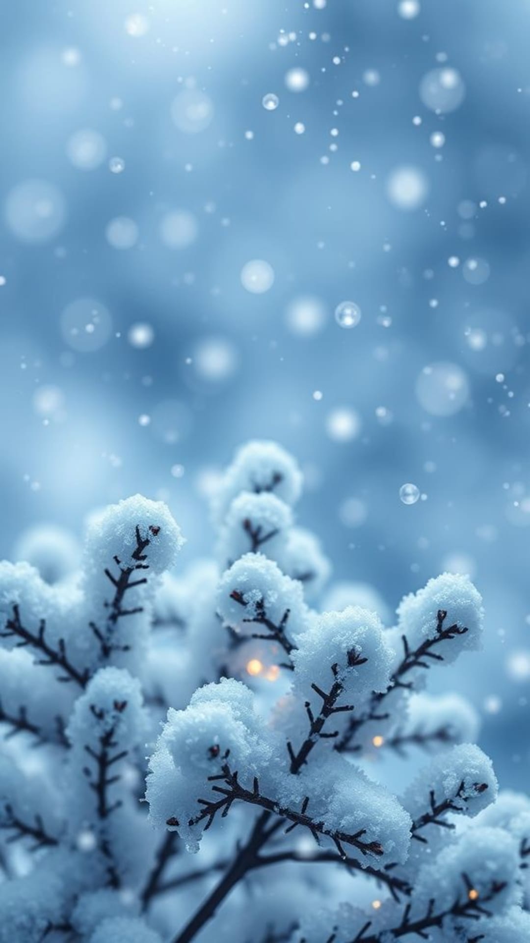 fiocchi di neve invernali freddi accoglienti festivi sfondo