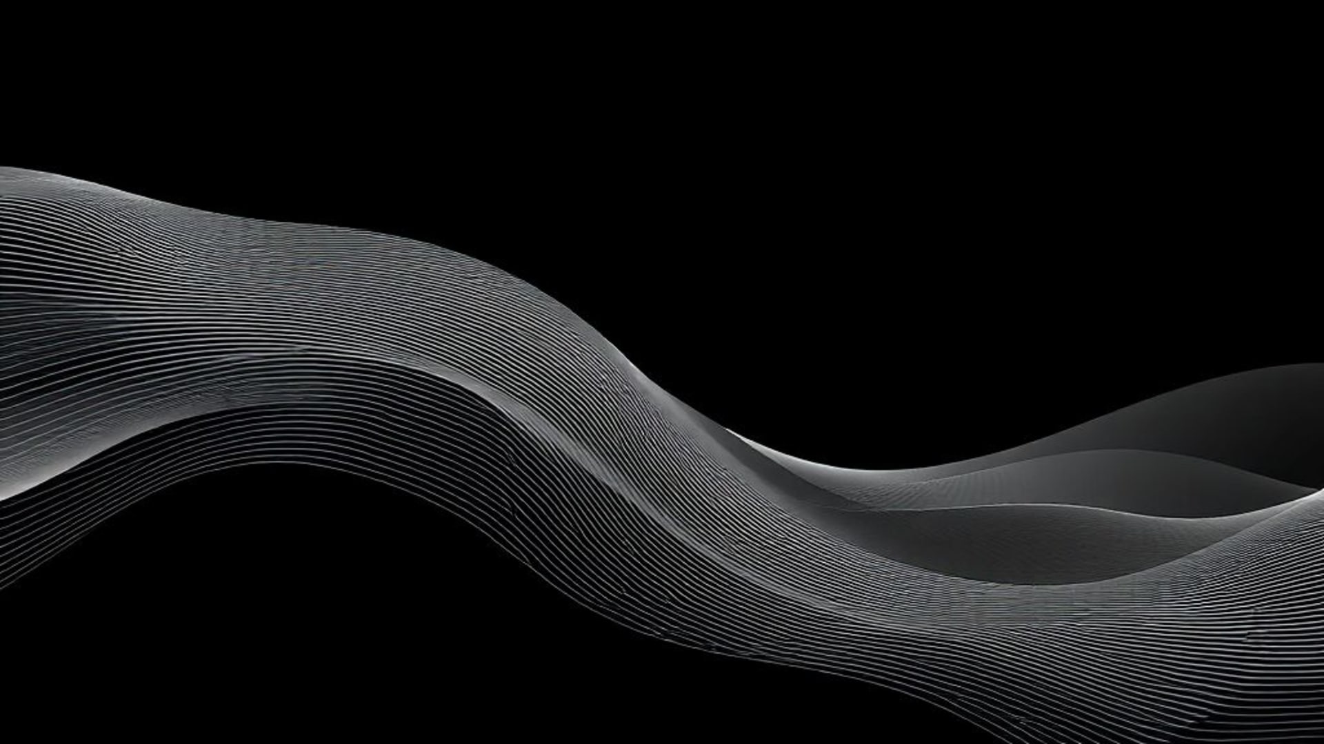 foncé abstrait lignes vagues texture gris clair fond ecran numérique moderne chic