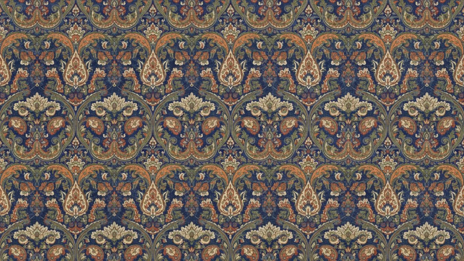 motif cachemire vintage textile ornemental décoratif fond ecran design complexe et répétitif