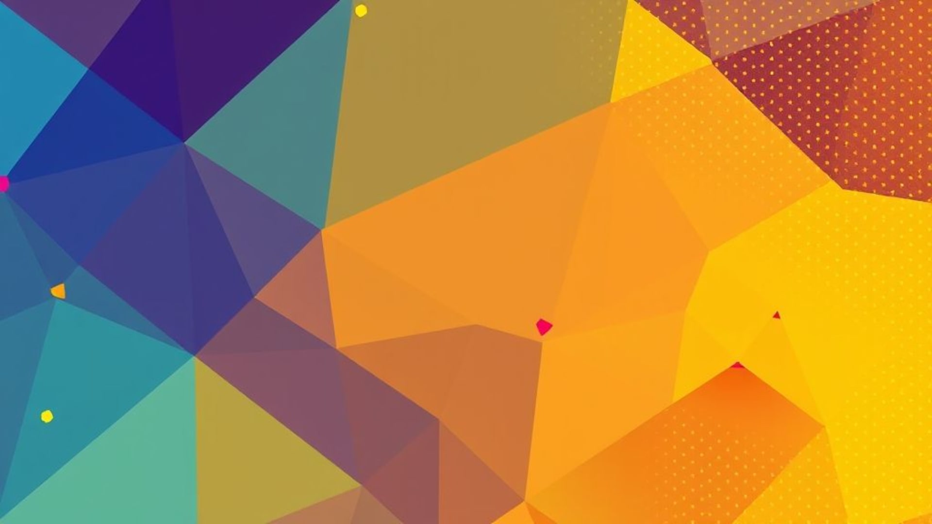 Triangles géométriques abstraits dégradé motif hexagonal à pois moiré art numérique basse poly grille néon blocs de couleurs motif minimaliste texture art vectoriel