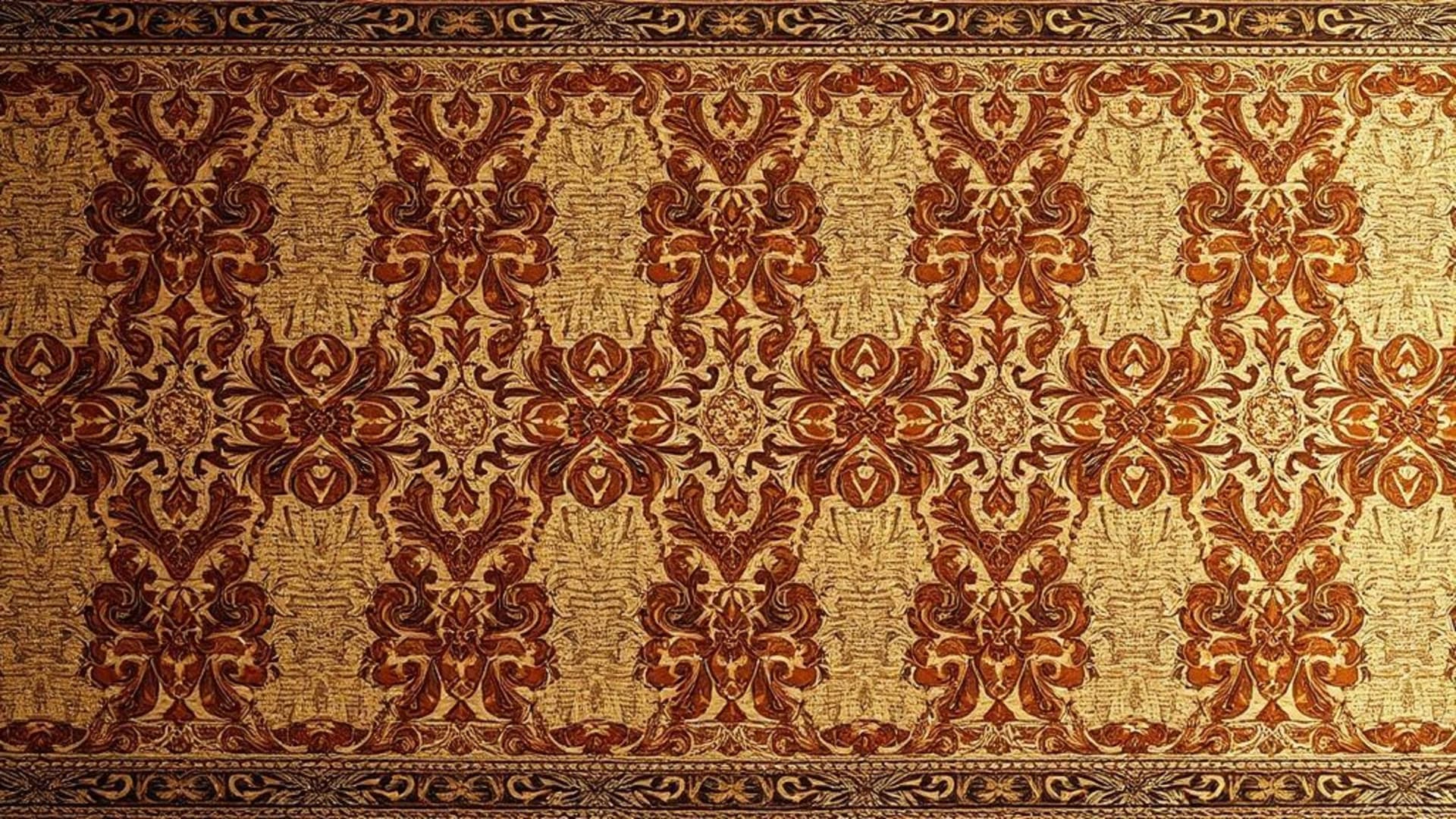 motifs de tapisserie médiévale textures ornementales fond ecran historique chaleureux accueillant ancien