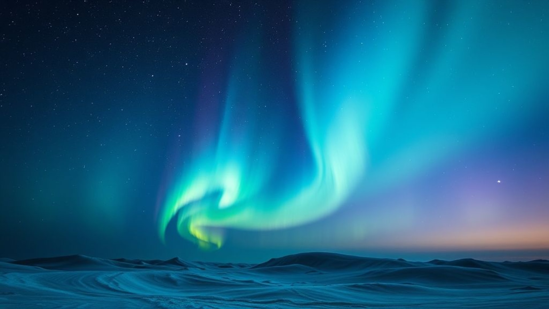galaxie aurore boréale ciel nocturne abstrait dégradé vagues d'aurore voyage cosmique fond d'écran