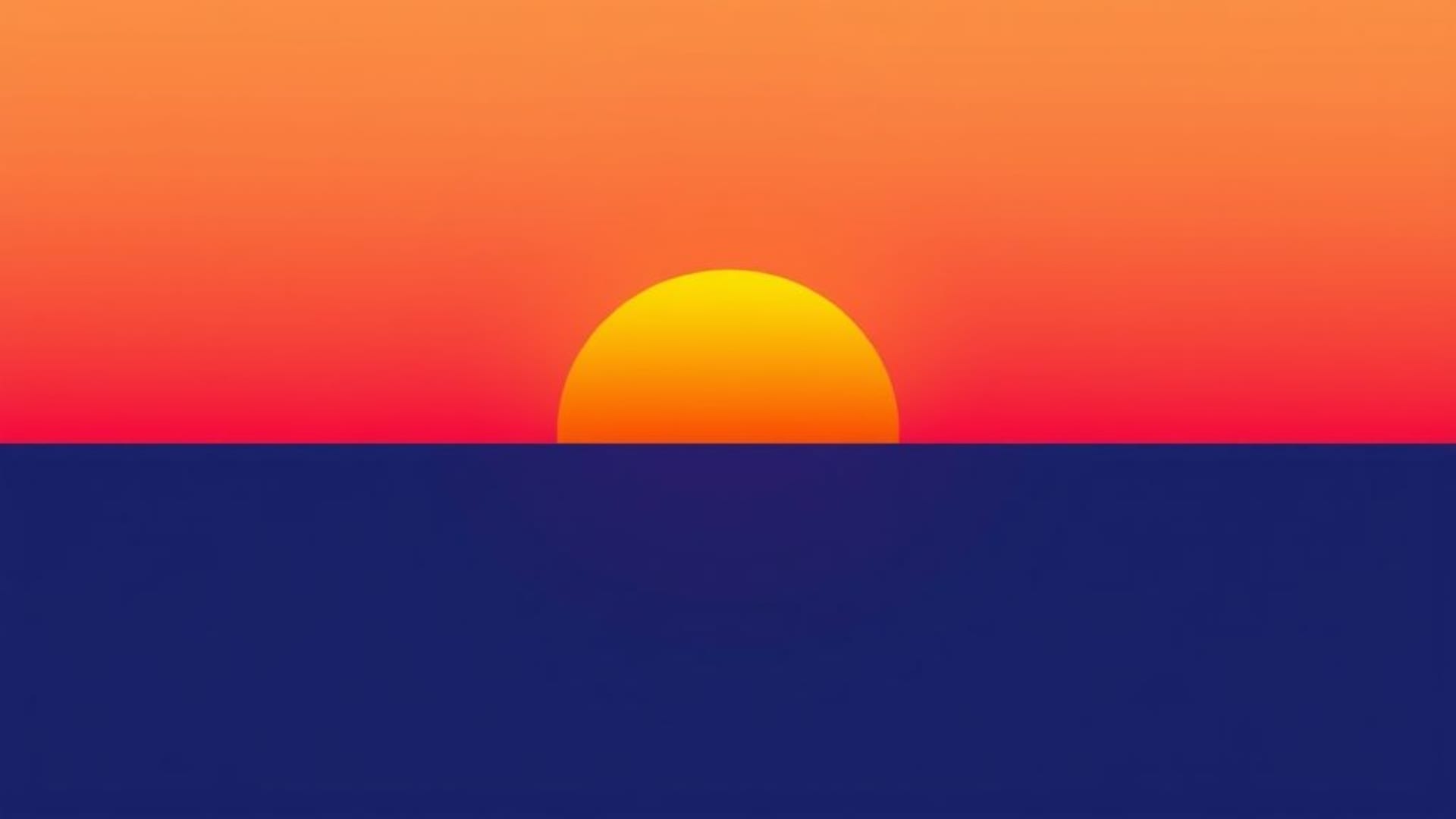 dégradé de coucher de soleil formes géométriques abstraites couleurs vives lignes propres et minimalistes texture fond ecran