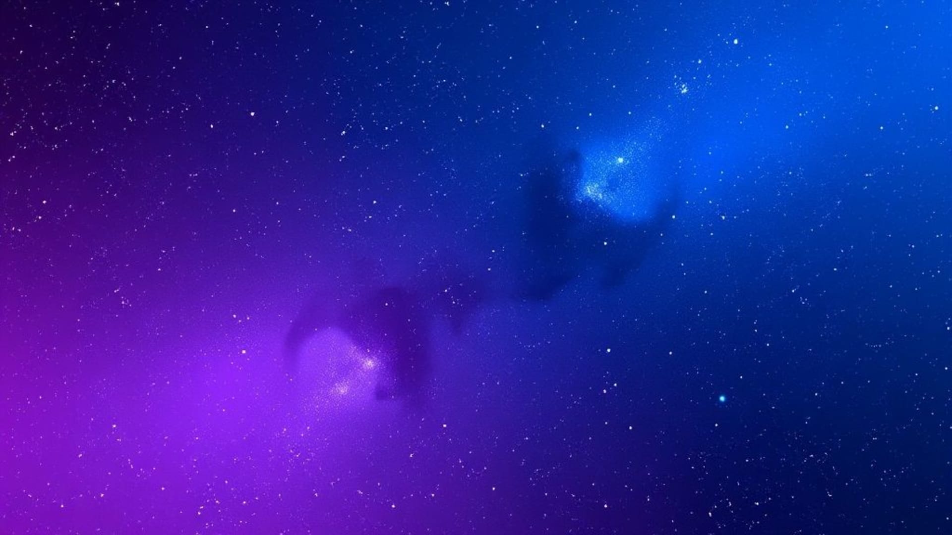 étoiles galaxie nébuleuse espace cosmique fond d'écran bleu profond violet dégradé