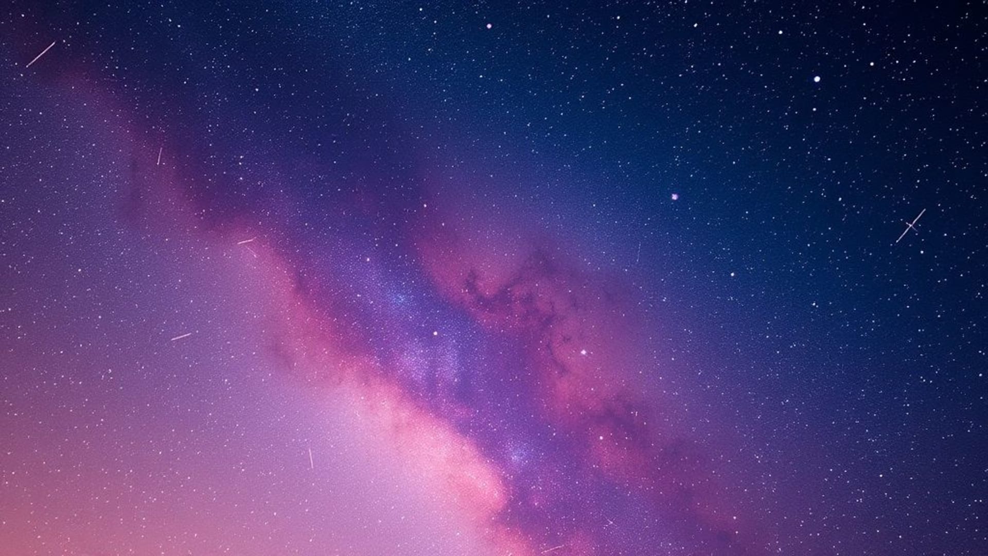 Ciel étoilé galaxie espace nébuleuse cosmos aquarelle dégradé fond d'écran nuit