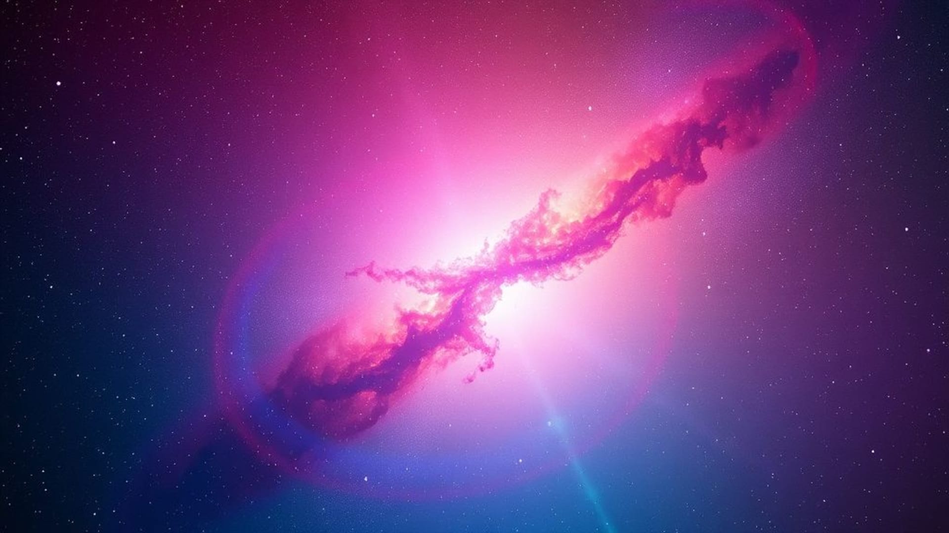 fond d'écran de nébuleuse spatiale galaxie poussière cosmique étoiles dégradé coloré