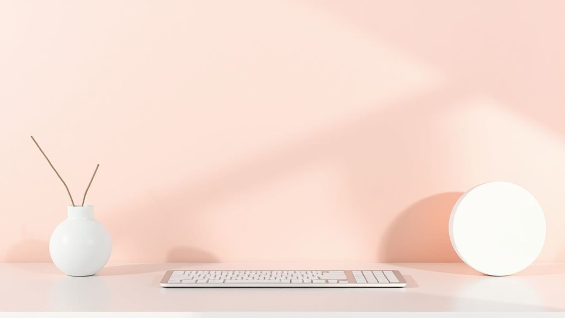 formes abstraites minimalistes de bureau tons pastel doux espace négatif design moderne calme grille texture lumière ombre