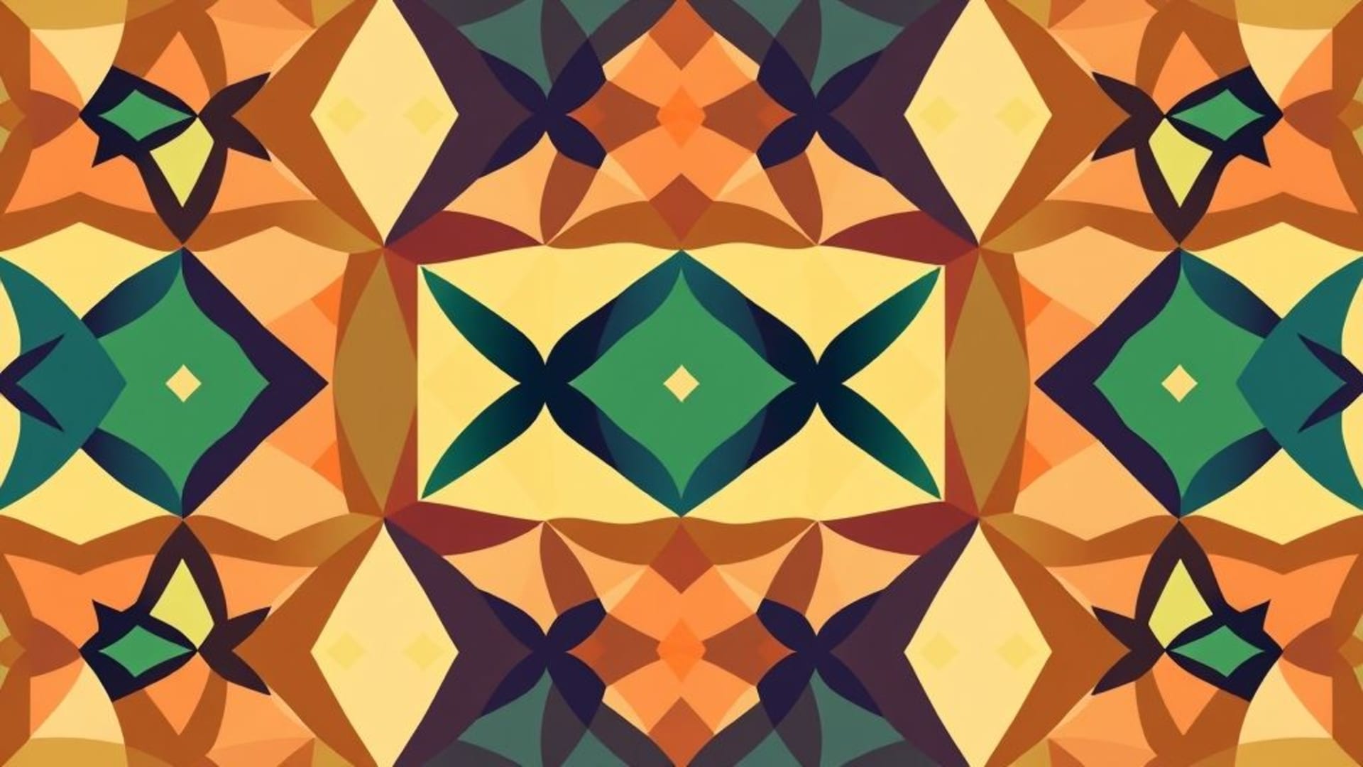 Motifs en treillis géométrique tesselations lignes épaisses symétrie abstraction design coloré