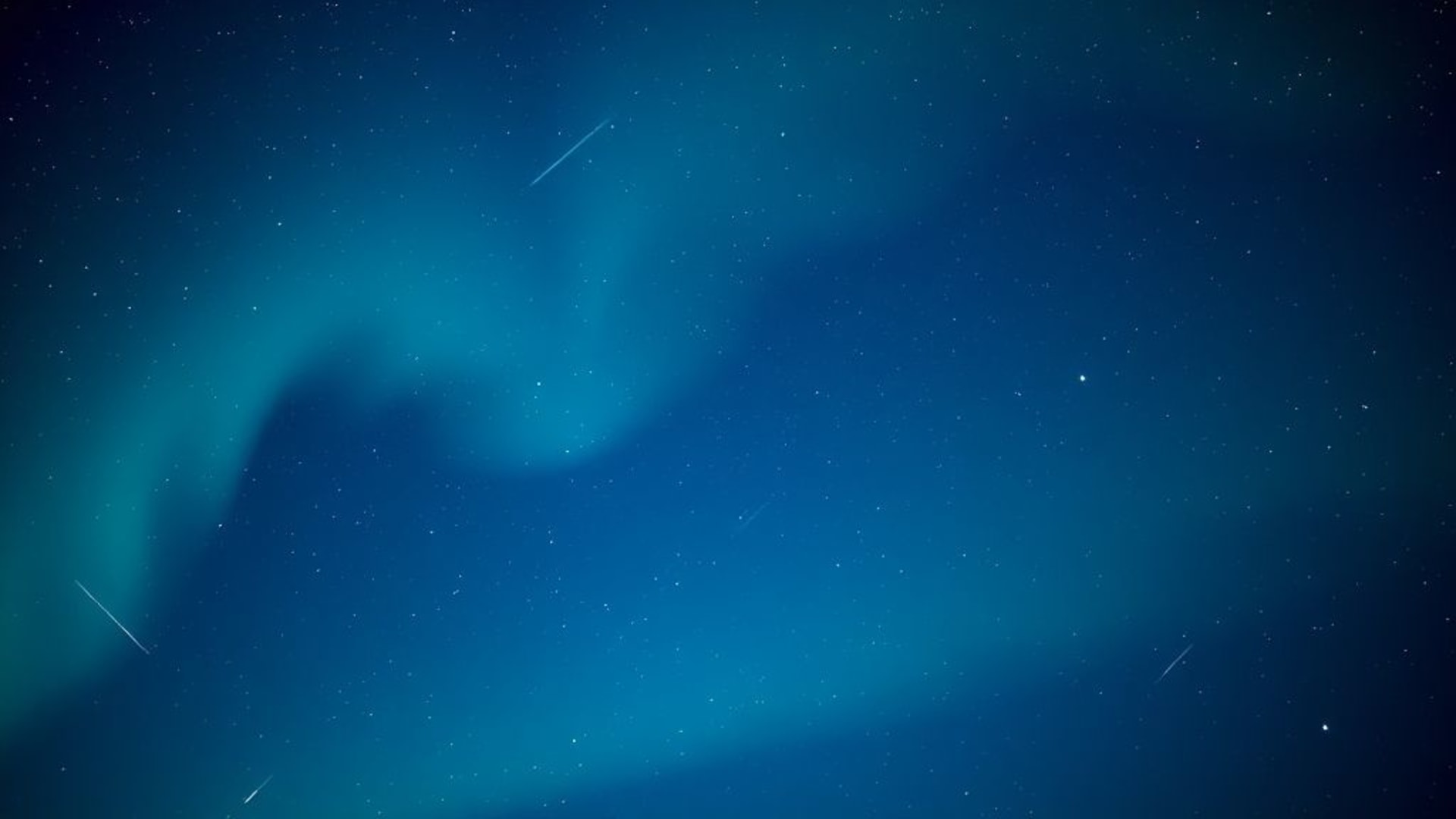 ciel nocturne galaxie étoiles aurore boréale nébuleuse dégradé bleu profond fond d'écran cosmique