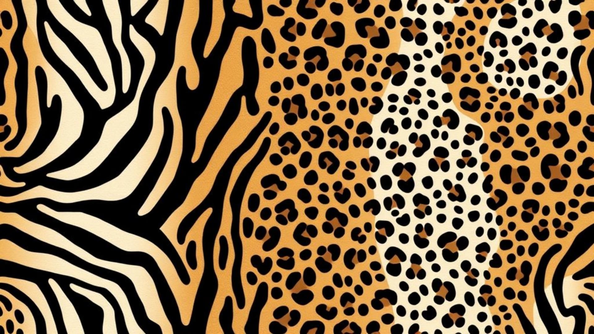 impression animal safari zèbre léopard guépard peau de tigre fond ecran motif audacieux sauvage