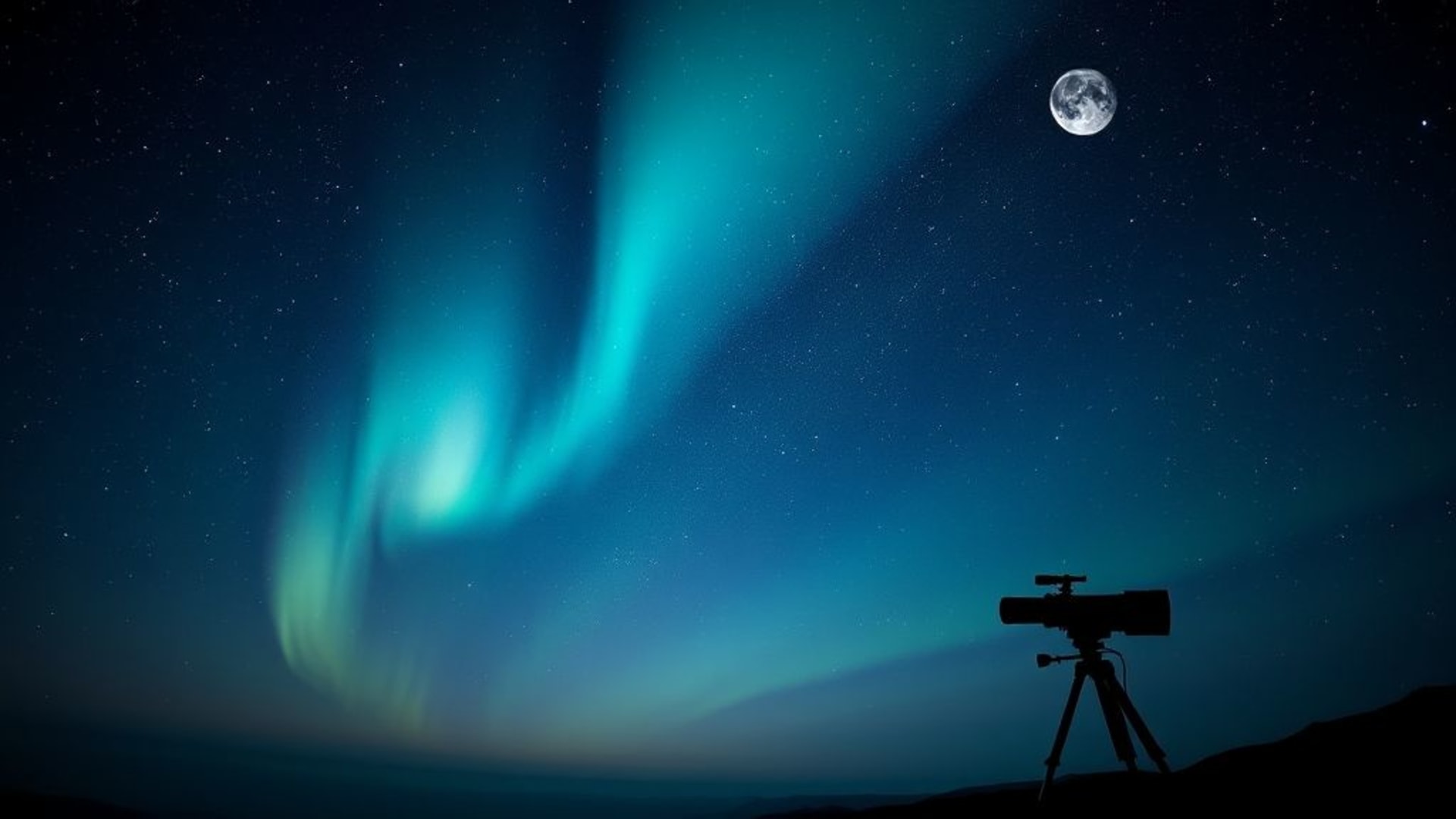 nuit étoiles lune constellation nébuleuse aurore météore éclipse télescope orbite velours sombre éclat brume horizon