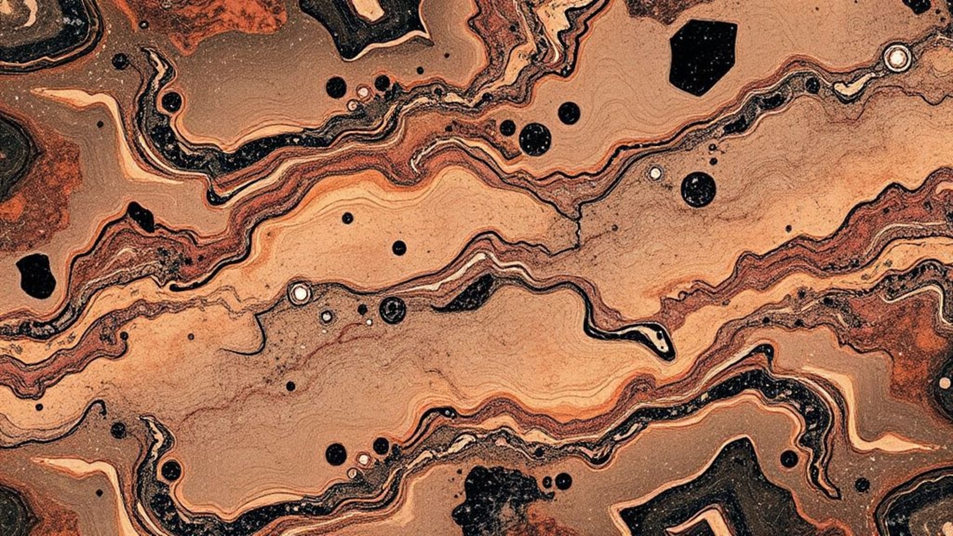 Motif de marbre spatial abstrait de géométrie fractale fond ecran élégance cosmique surréaliste