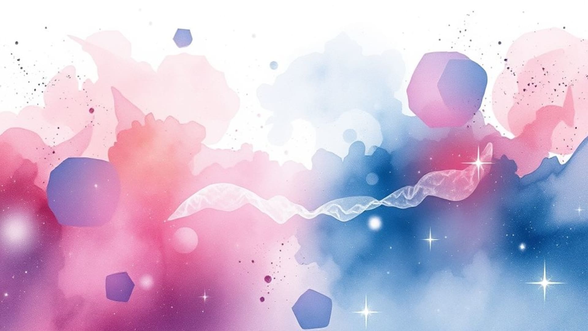 galaxie aquarelle éclaboussures nébuleuses oniriques lavis pastel fond ecran art textures douces