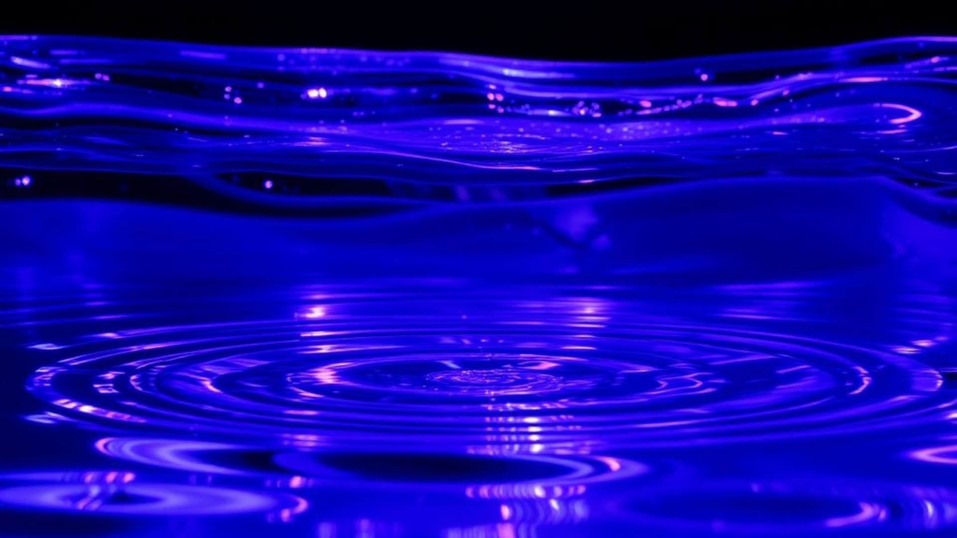 water surface glassy reflection wind ripples ultraviolet neon physics wallpaper
