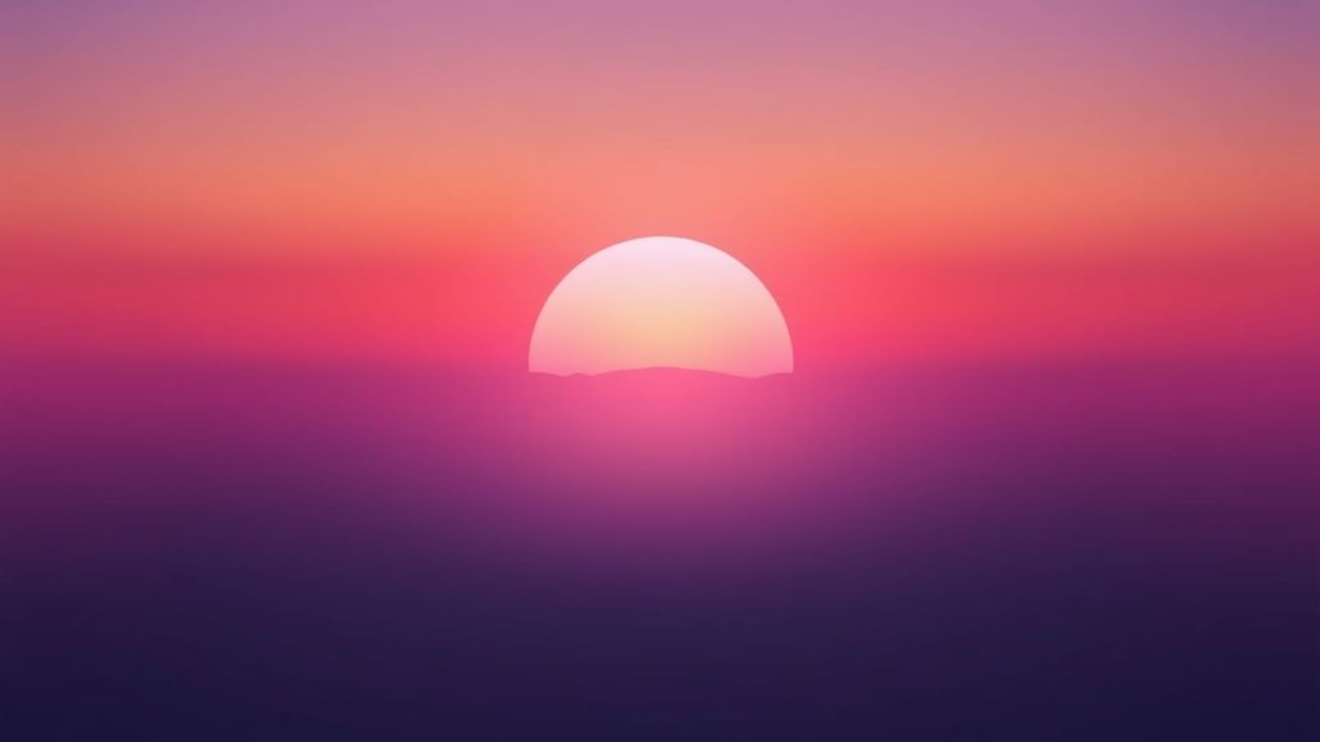 sunset gradient wallpaper abstract colors geometric shapes soft glow dreamy pastel cosmos
