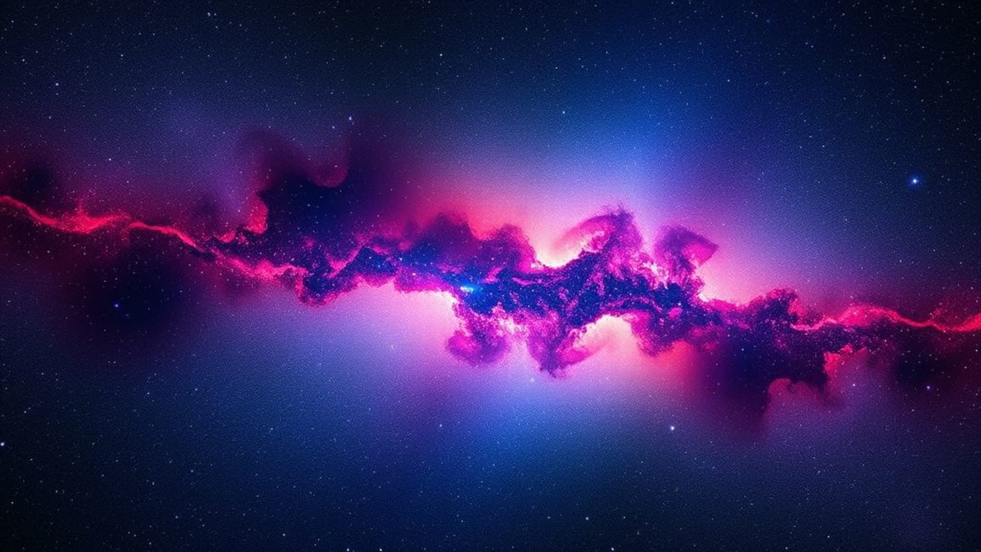 space nebula stars cosmic dust galaxy far away vibrant colors dreamy surreal wallpaper