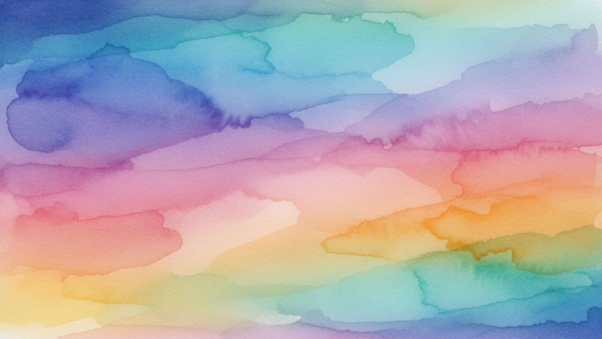 Une œuvre d’art abstraite en lavis aquarelle avec dégradé et bords doux sur un fond ecran coloré et onirique.