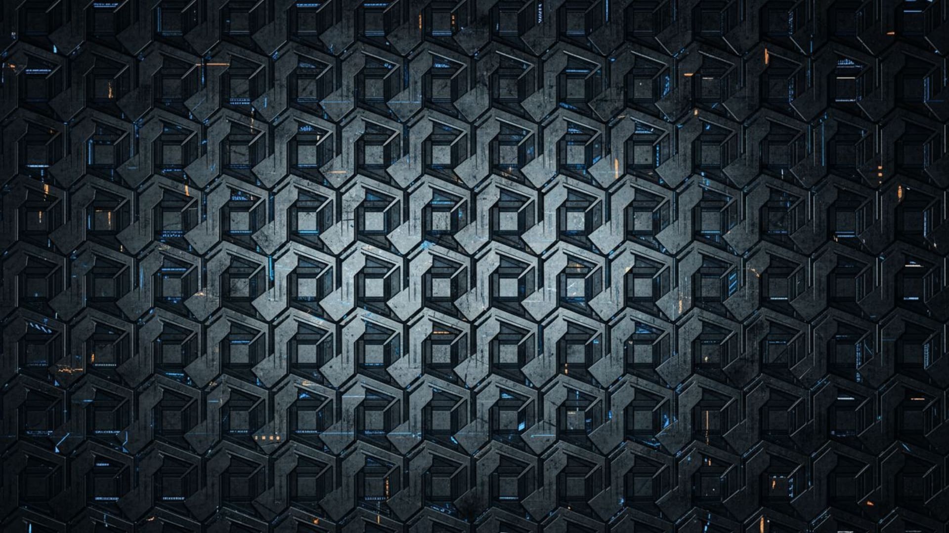Texture de fibre de carbone abstraite sombre métallique futuriste motif de fond ecran industriel