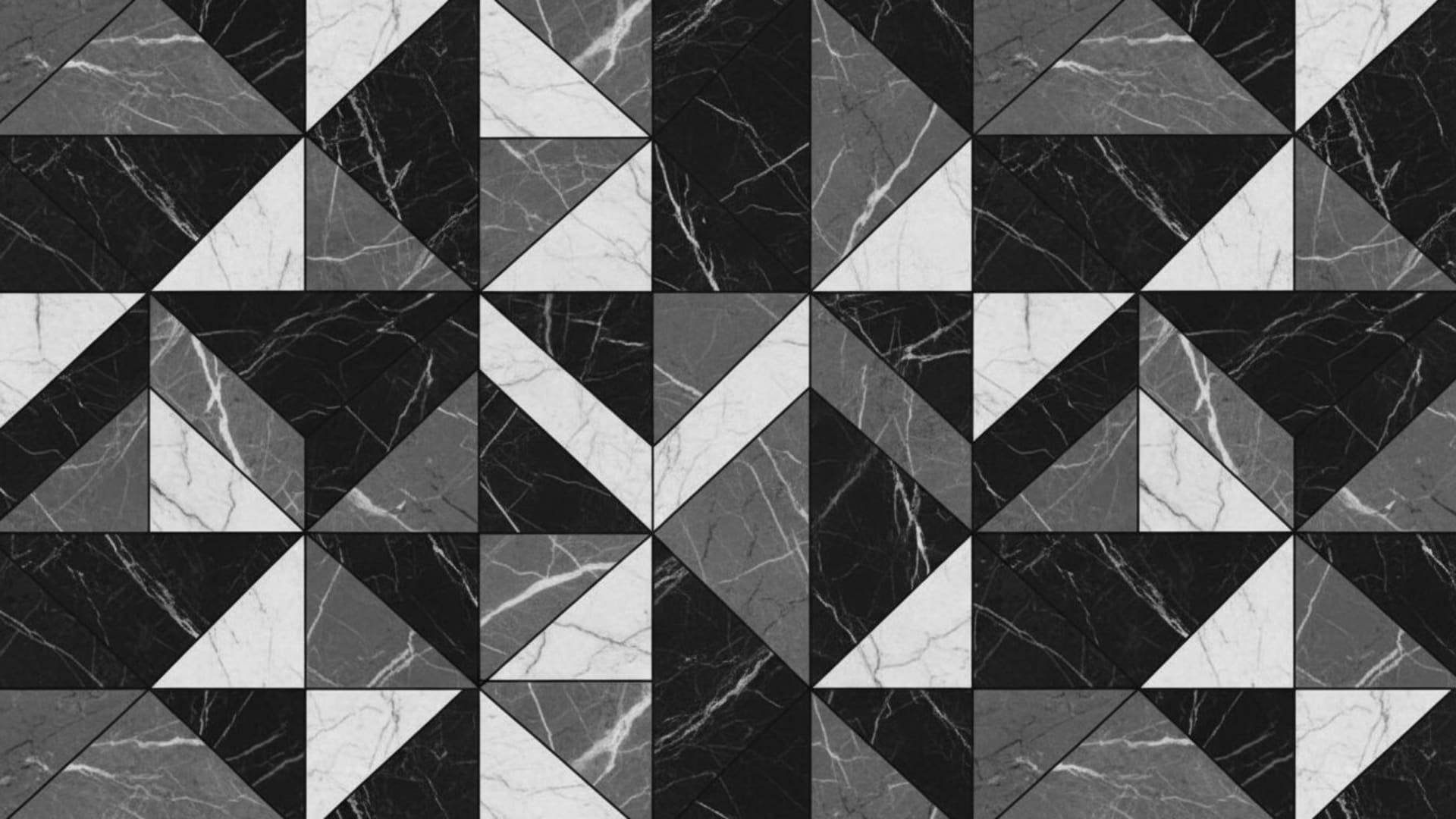 Motifs de fond ecran abstraits géométriques à texture en marbre monochrome noir blanc gris