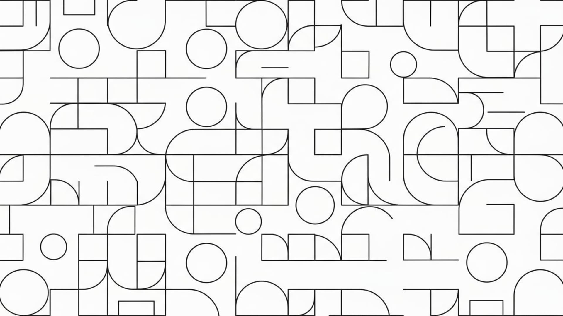 art abstrait minimaliste en noir et blanc avec des lignes, formes géométriques, espace négatif, décoration murale moderne et épurée