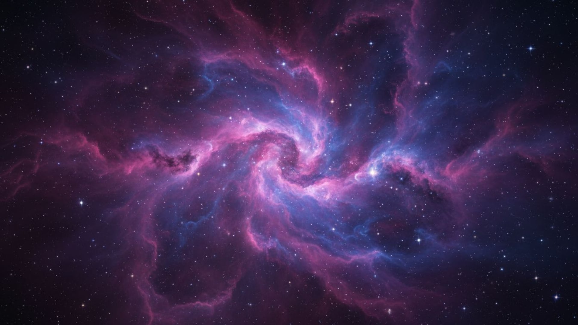 nuages de poussière cosmique dégradés de nébuleuses spatiales étoiles violettes roses bleues fond d'écran