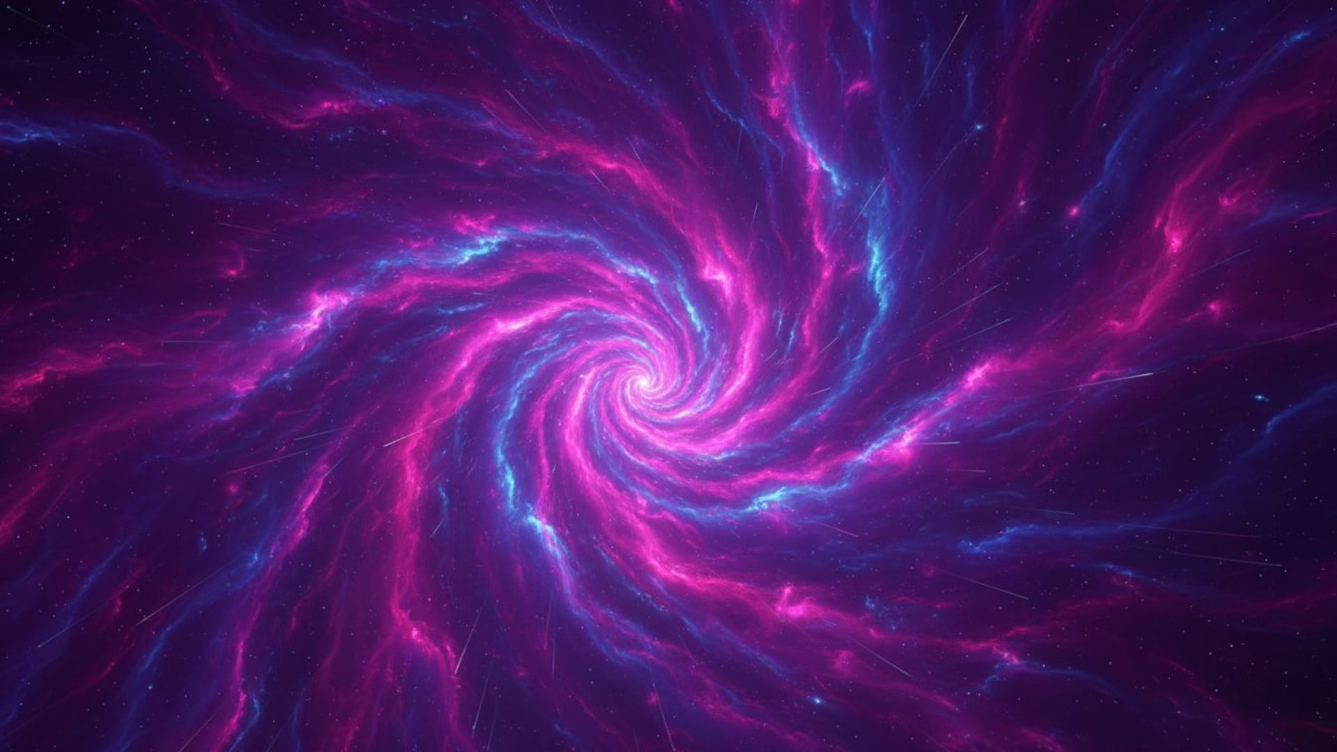 arbore violet galactique rose néon tourbillon cosmique fond d'écran abstrait art numérique