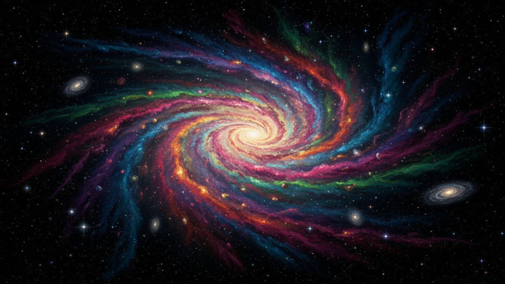 Espace nébuleuse galaxie étoiles tourbillon cosmique fonds d'écran espace profond dégradé chromatique vibrant paysage onirique science-fiction