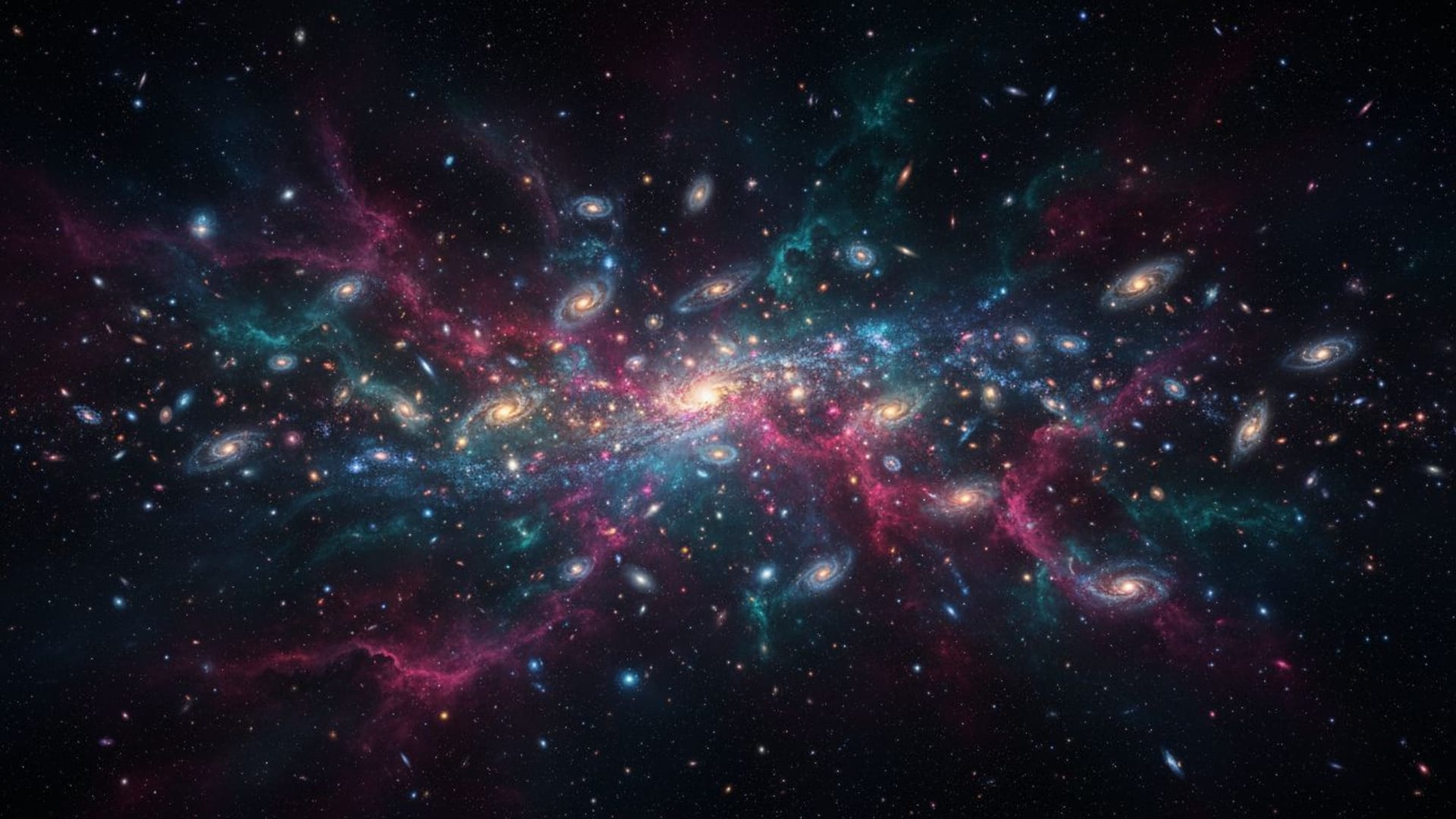 amas de galaxies poussière cosmique nébuleuse espace arrière-plan champ d'étoiles fond d'écran mots-clés