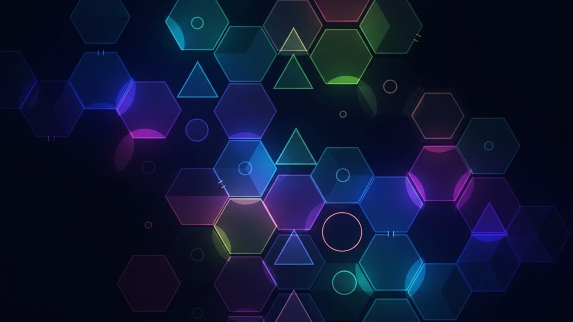 formes géométriques abstraites SVG aux couleurs néon design de fond futuriste vectoriel