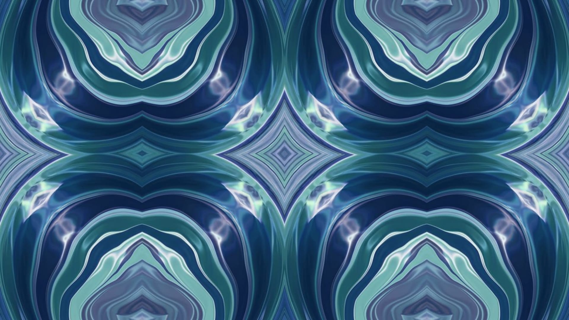 reflet d'eau abstrait symétrie ondulation motif fond ecran calme tons frais