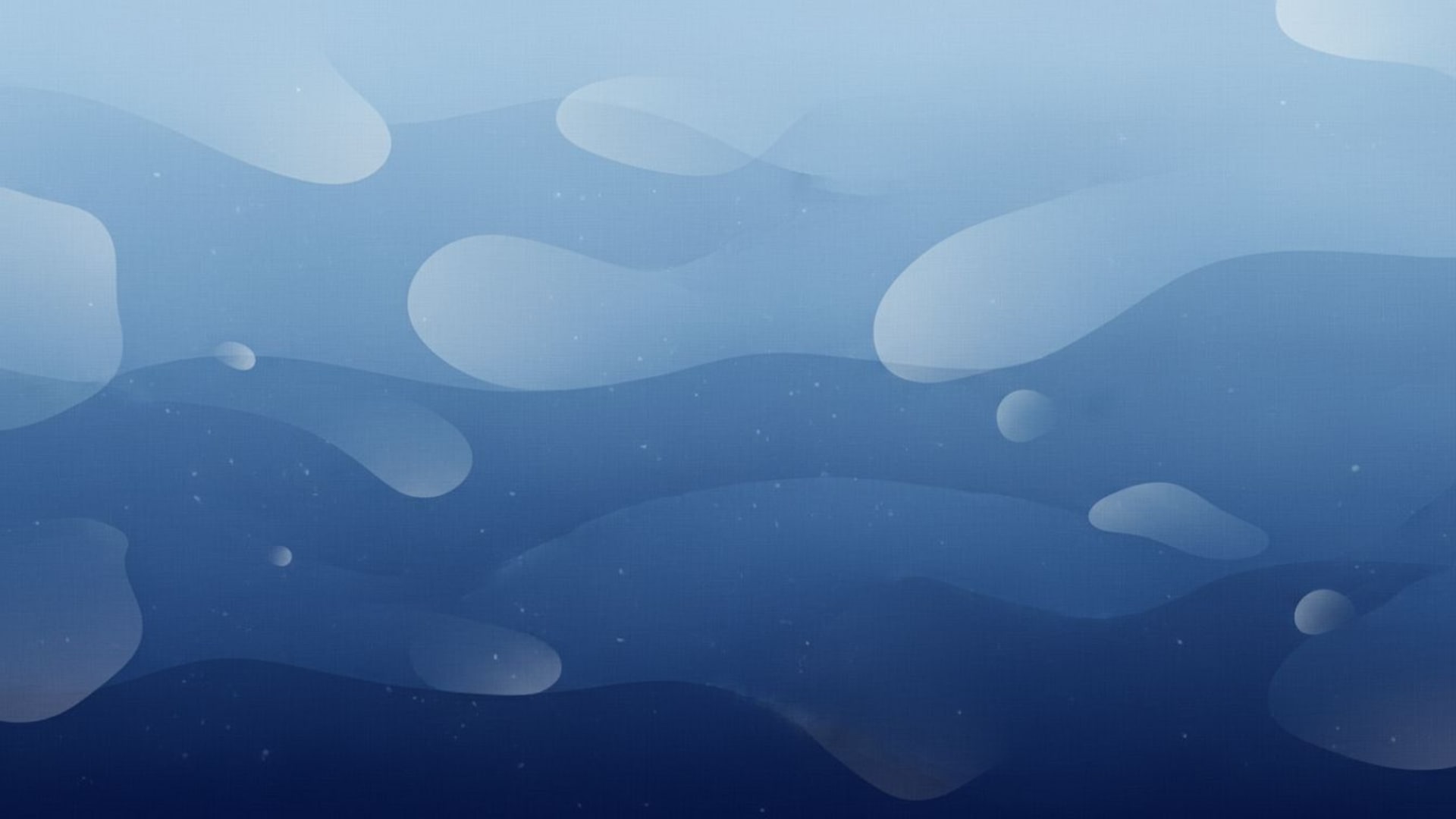 fond ecran abstrait aux formes minimalistes en dégradé de bleu avec textures lumineuses douces et ambiance calme