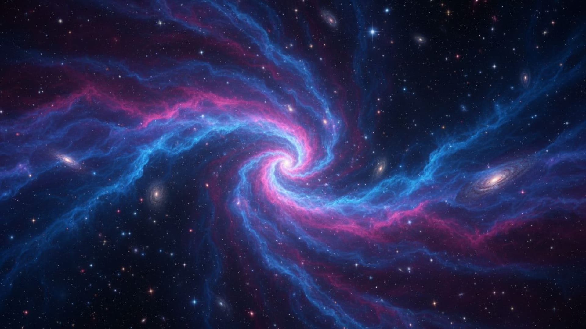 galaxie espace nébuleuse étoiles poussière cosmique poussière bleu violet psychédélique fond ecran onirique vibrant