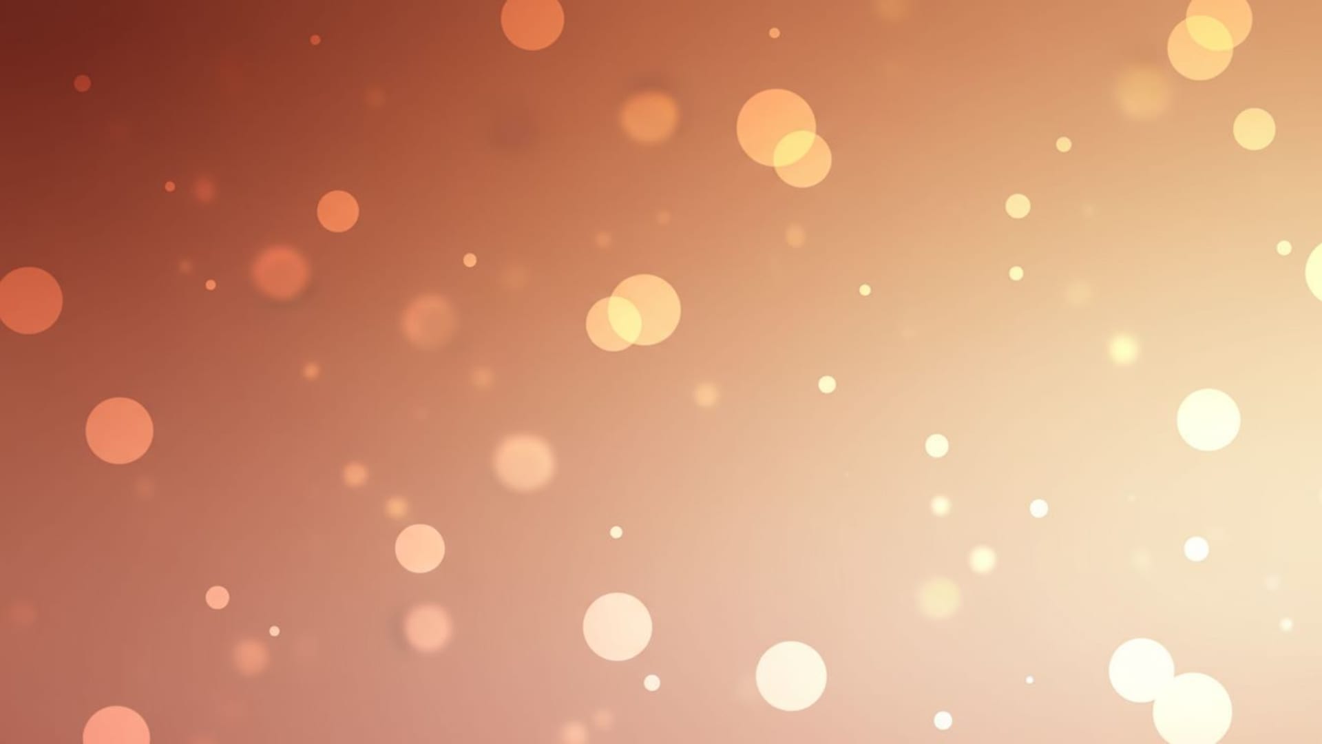 lumières bokeh à l'heure dorée éclat doux dégradé fond d'écran tons chauds romantique minimal