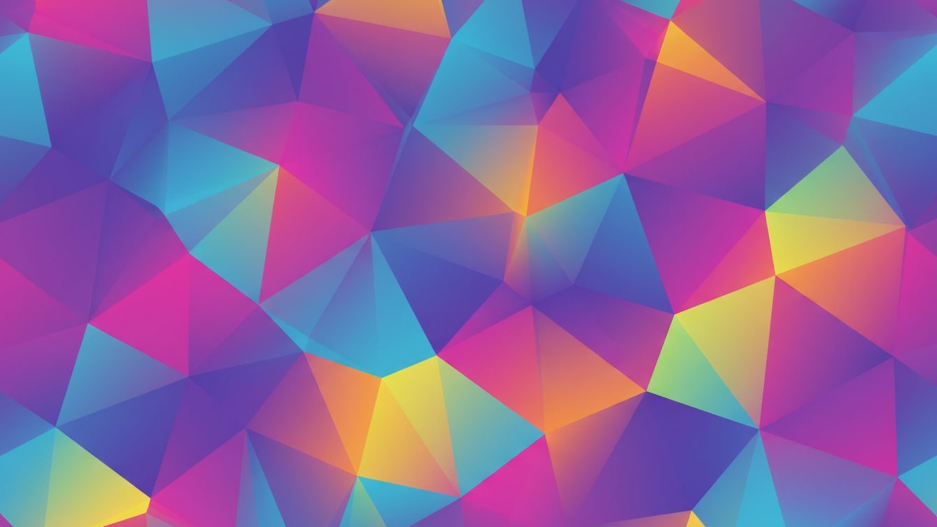 motif de formes géométriques polygonales coloré en dégradé avec fond d'écran moderne abstrait
