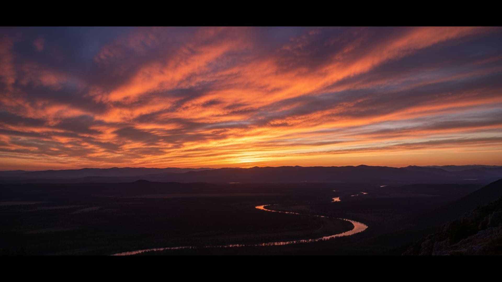 ciels dramatiques nuages coucher de soleil violet orange fond ecran paysage hd 4k