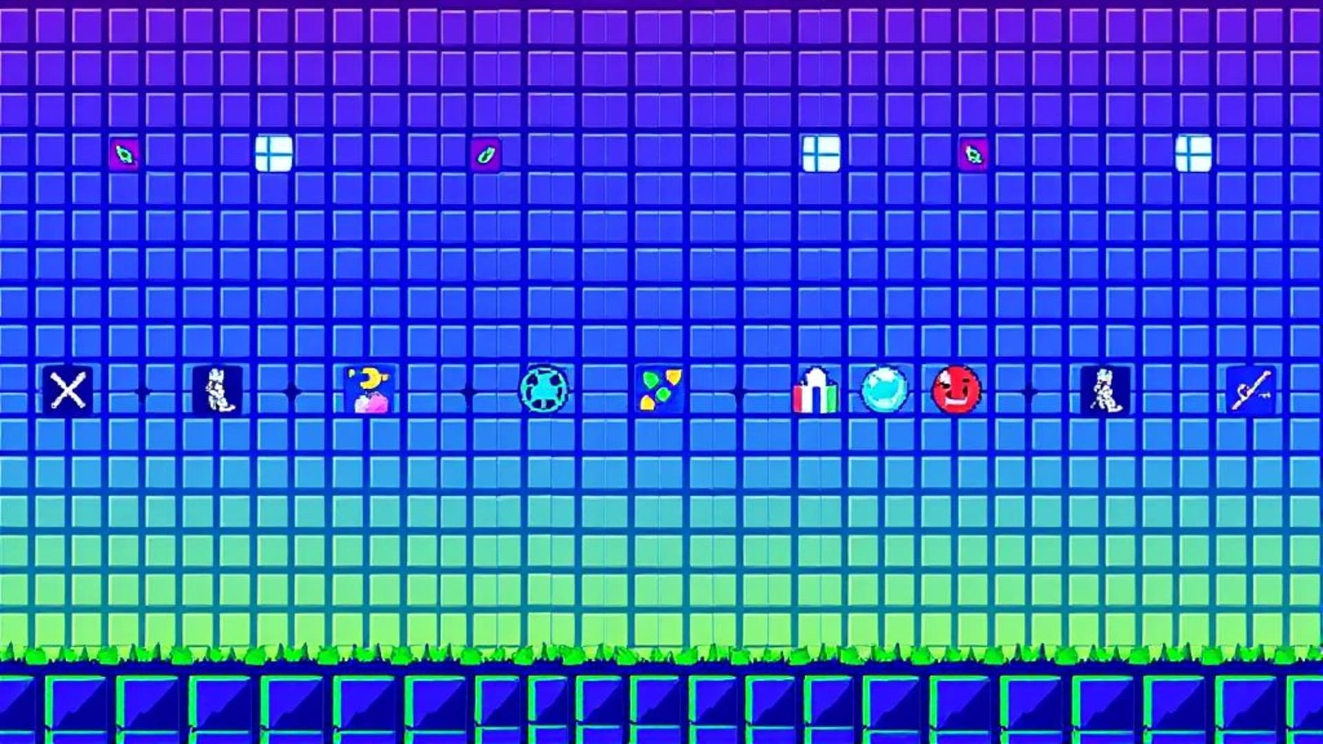 pixel, art, rétro, icônes, huitbits, grossier, vibrant, jeu, texture, fond d'écran, arcade, néon, grille, épais, bloc de couleurs, graphismes de jeu