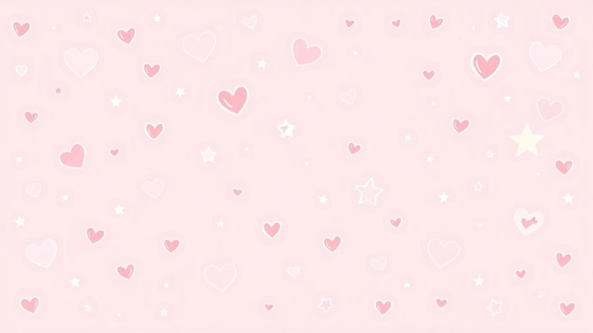 mignonne, pastel, dégradé, cœurs, étoiles, adorable, peluche, griffonnage, fantaisiste, fond ecran, doux, rêveur