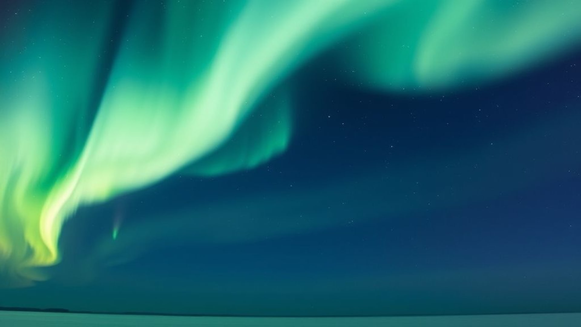 Aurore boréale lumières du nord ciel nocturne dégradé fond ecran magique éthéré